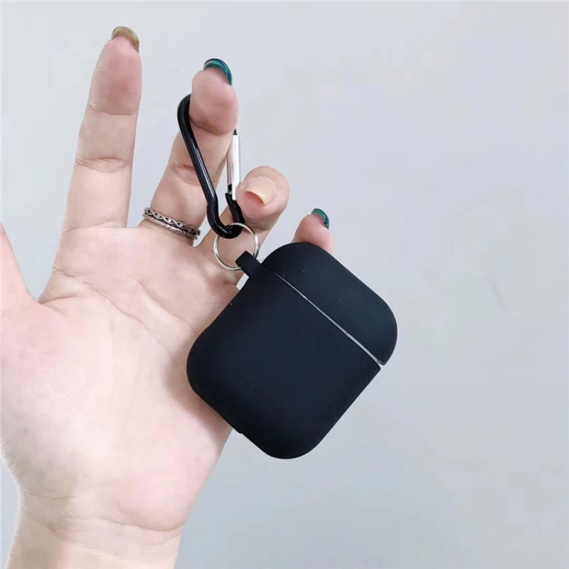 Роскошный женский чехол со стразами для Airpods, чехол с брелком, антикапля для Airpods, Жесткий Чехол, беспроводной Чехол для i10 tws i30 i60, чехол для наушников - Цвет: Black