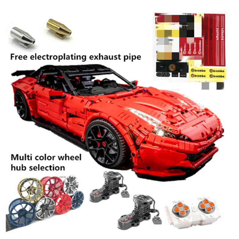 Технология новый строительный блок moc 41271 F12 супер дистанционный пульт спортивный