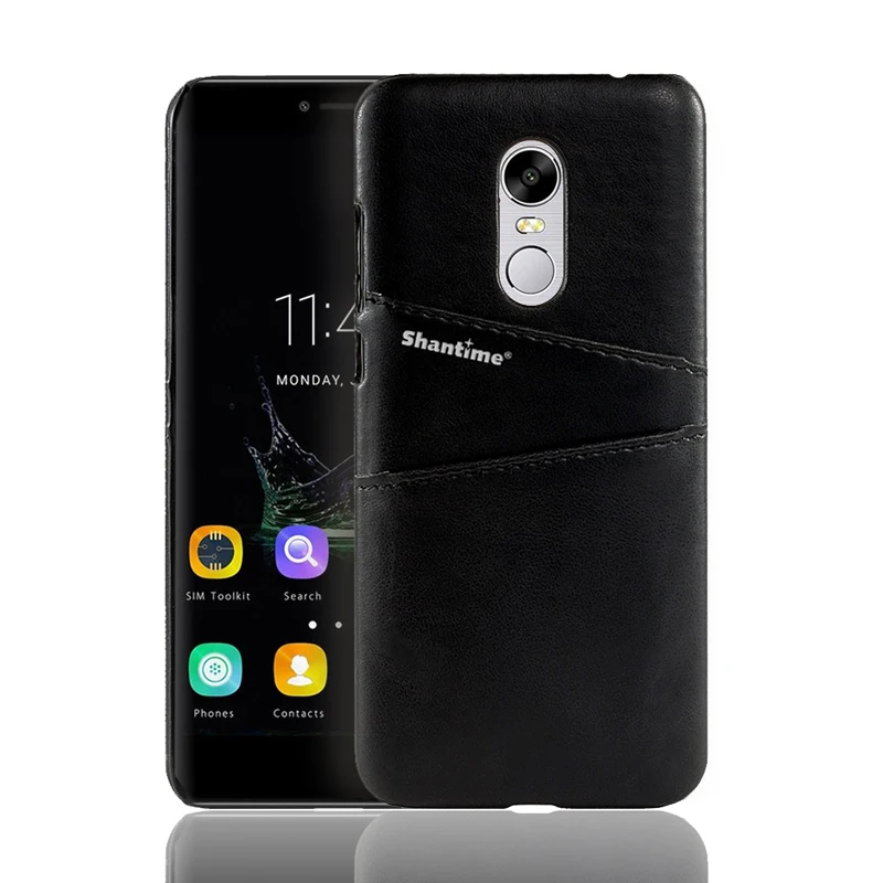 BLACK Чехол-бумажник из искусственной кожи для Xiaomi Redmi 5 Plus, чехол для Xiaomi Redmi 5, деловой чехол для Xiaomi Redmi Note 4 Redmi Note 4X, чехол - Цвет: BLACK