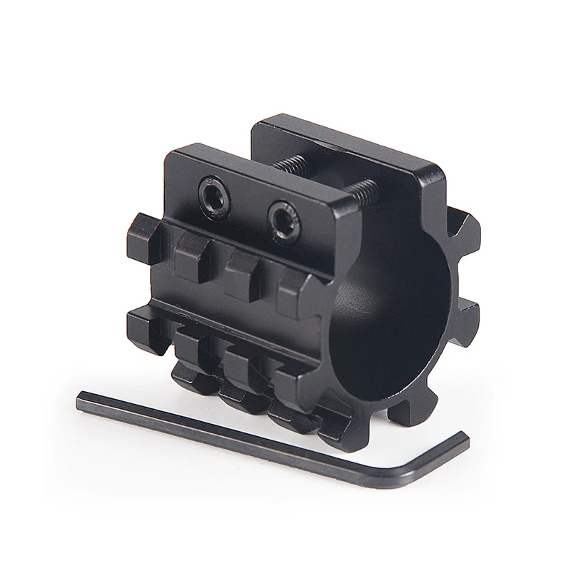 VI05039 Tactical Remington 870 Mossberg 500 12GA 1 Shotgun Mag Tube Tri Rail Picatinny Mounts with 5 Position Shotgun Barrel Mount image 2