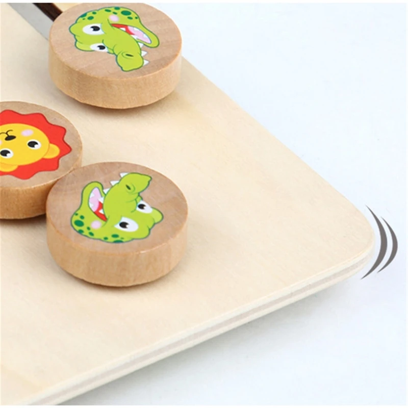 

Montessori Toy Colors and Animal Double Sided Matching Game Logical Reasoning Wholesale