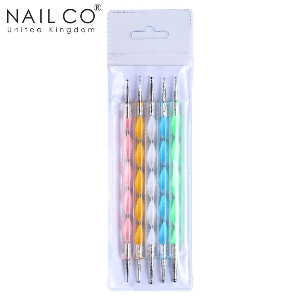 

Набор для рисования ногтей NAILCO, 5 шт./комплсветодиодный