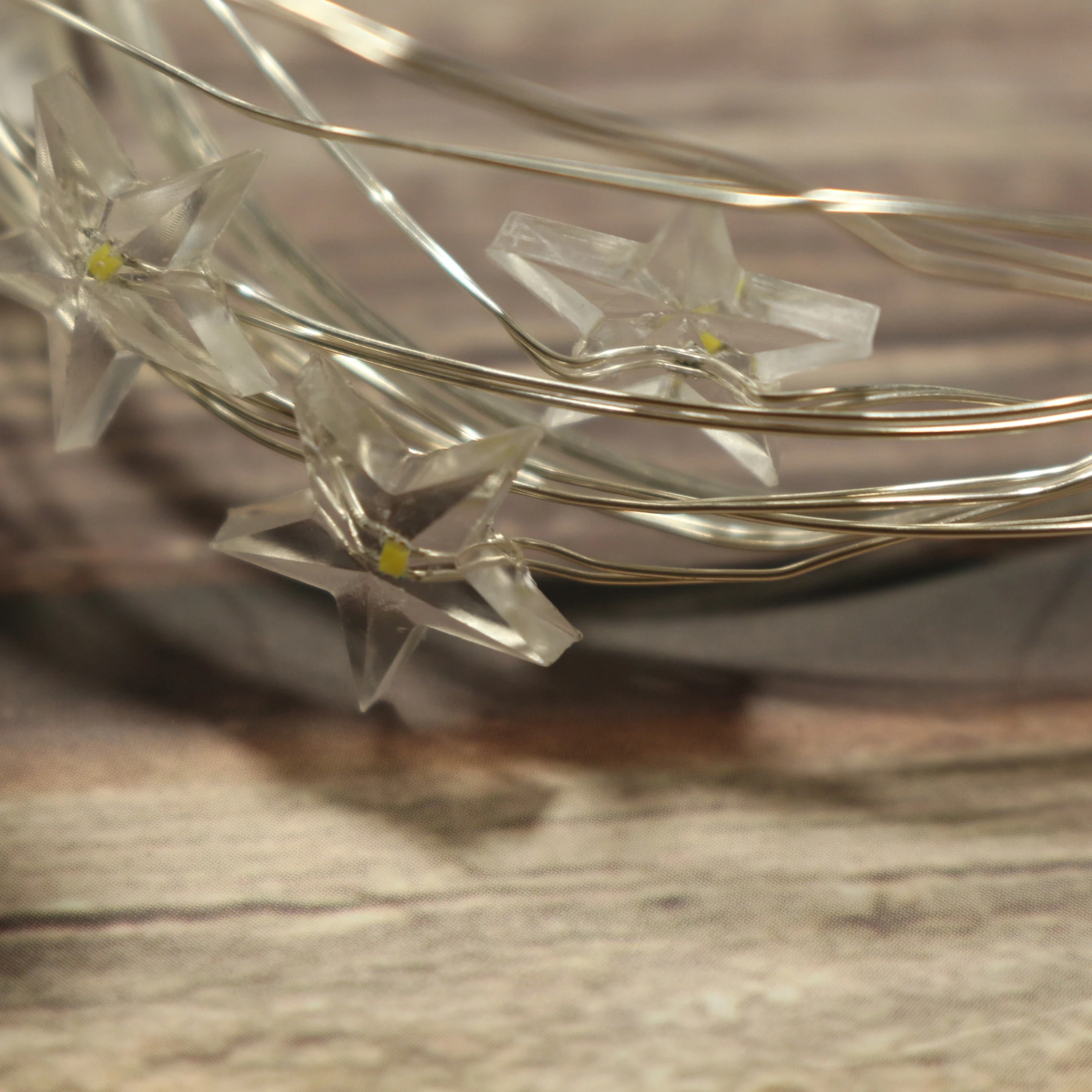 Светодиодный светильник в форме звезды с батарейным блоком 2 м 20 светодиодов