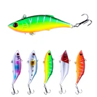 1 шт. раттлин Vib жесткая приманка для рыбалки 7,5 см 10 г искусственные приманки 6 # крючки вибрационные воблеры