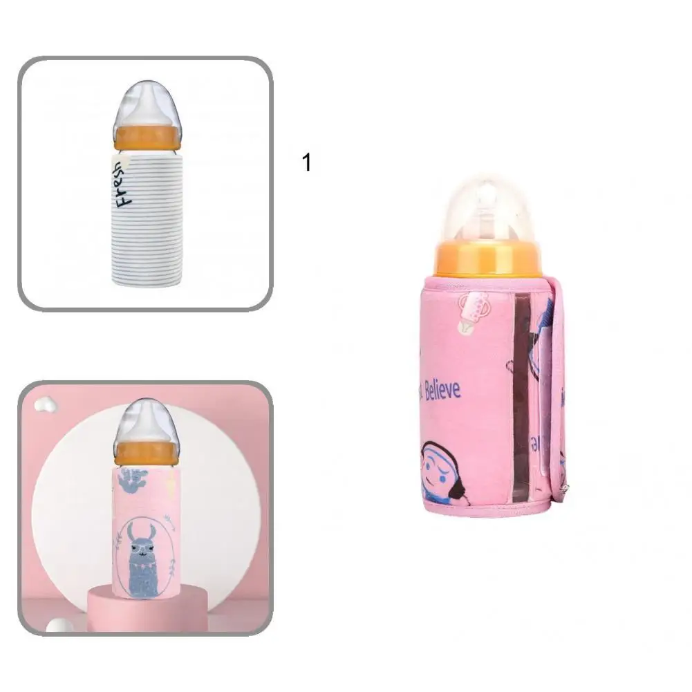 

Portable Constant Temperature Design Carbon Fiber Universal Milk Bottle Warmer Milk Bottle Heater Milk Water Warmer