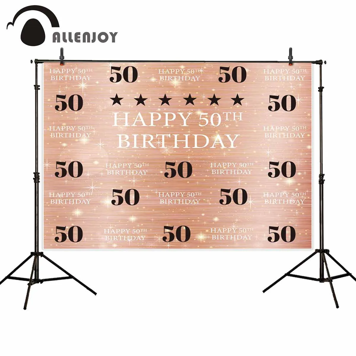 Фон для фотосъемки Allenjoy Роскошный Розовый Золотой Элегантный Аристократический