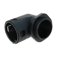 12pcs plastic hose elbow 90 degree connector corrugated tube cable glands apply to ad10ad54 5 pipe insulation wire harness