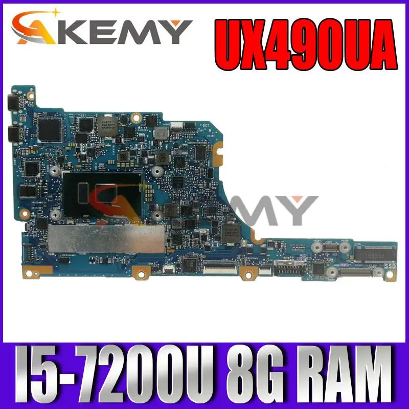 

Б/у материнская плата UX490UA б/у 8 ГБ для ASUS UX490U UX490UA ux490l l б/у Бесплатная доставка