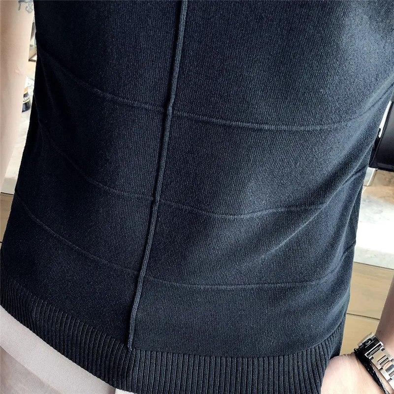 

10975-Men's loose short-sleeved T-shirt Korean style trendy men