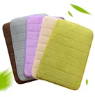 Коврик для ванной, из кораллового флиса, впитывающий воду, нескользящий, впитывающий, моющийся, напольный коврик для туалета