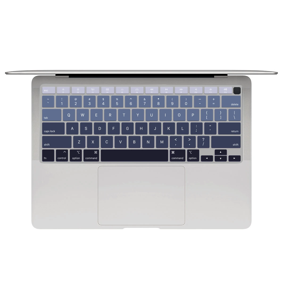 Чехол для клавиатуры ноутбука SDYIGOE Macbook Air13 M1chip Model A2337 US-Enter силиконовая цветная
