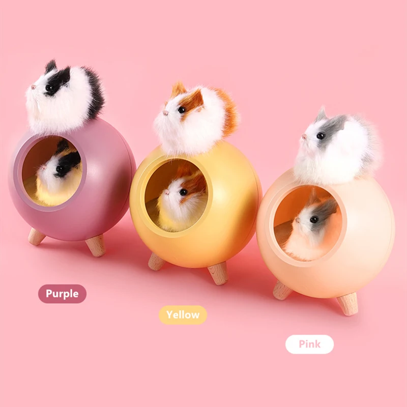 

Cute Pet House LED Night Lamp Touch Dimming For Kids Baby Gift For Bedroom Bedside Decoration Night Light