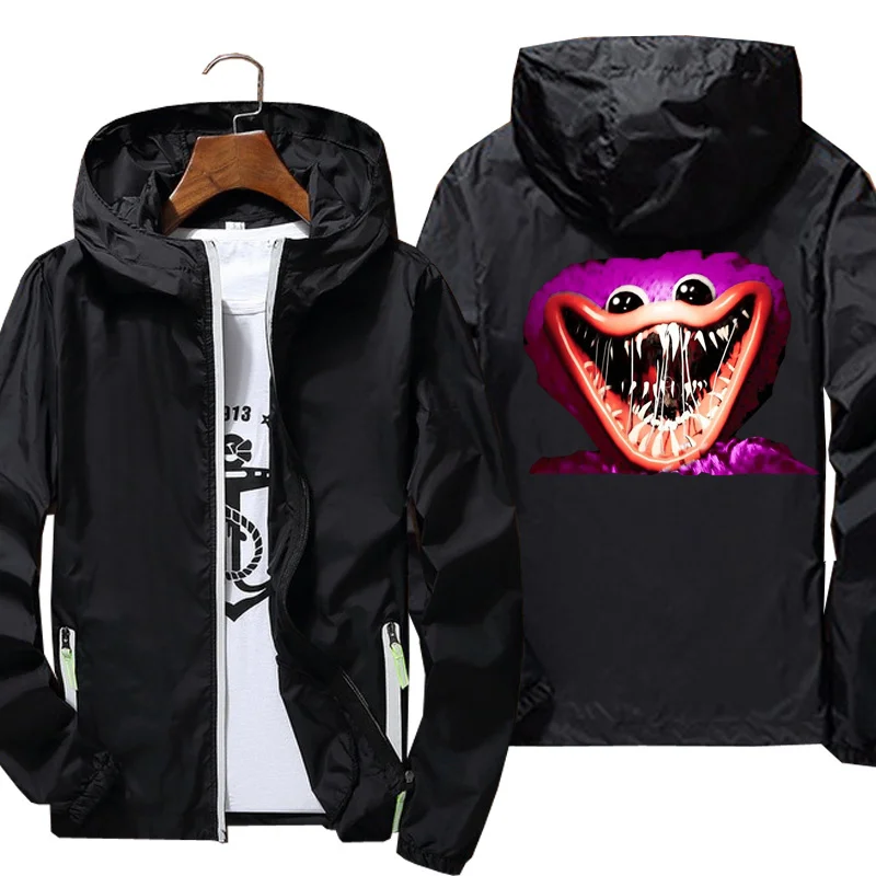 

Custom Oversize Unisex Funny Poppy Playtime 15 Jackets Printing Spring Autumn Casual Baseball Windbreaker Clothing