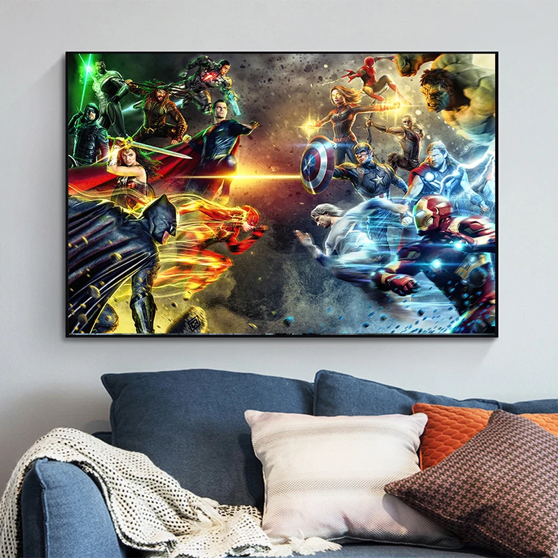 

Mickey Mouse Donald Duck Disney Graffiti Art Canvas Posters and Prints on The Wall Art Pictures Paintings for Kids Room Home