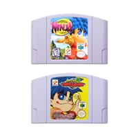 Cartouche de jeu vidéo pour Console, 64 Bits, chipset Ninja, série Starring Goemon, pour nintendo 64, veuillez noter la Version de Console