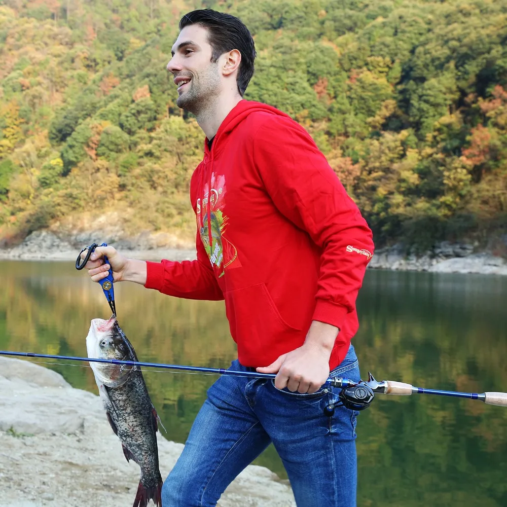 

Sougayilang 4 Sections Fishing Rod Combo Carbon Fiber Travel Fishing Rod with 9+1BB Baitcasting Fishing Reel for Travel Fishing