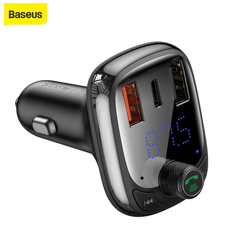 Автомобильное зарядное устройство Baseus с двумя USB портами 5 В 3 А QC3.0|Зарядные
