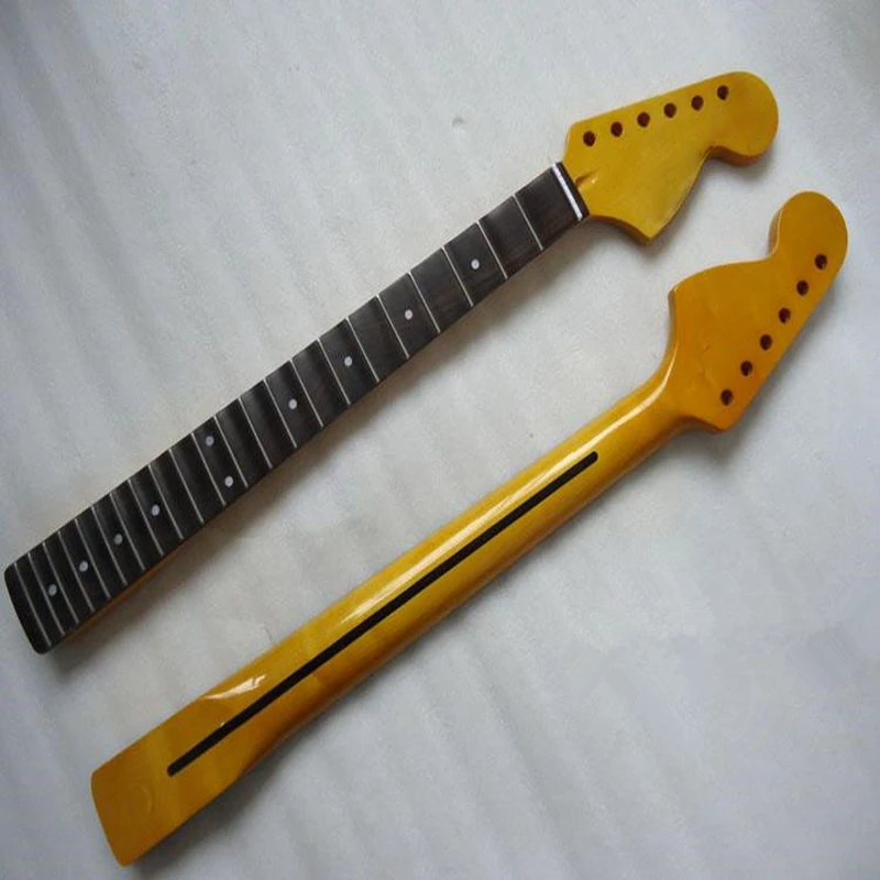 Гриф для электрогитары STQ полностью рифленый гитары из красного дерева 22 лада