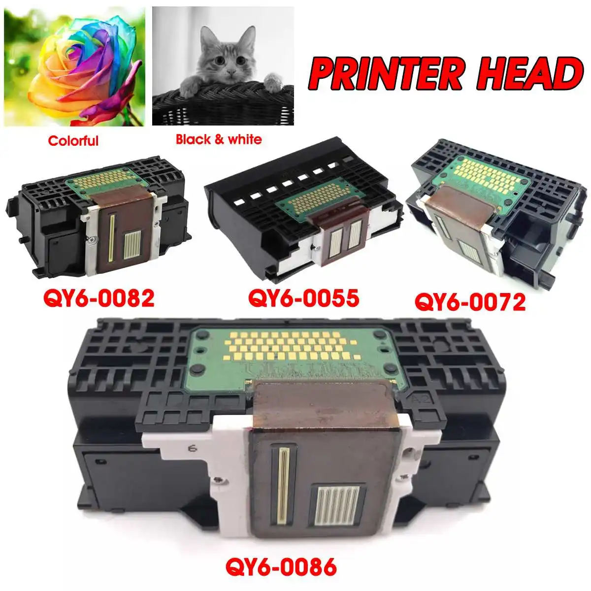 LEORY QY6-0055/QY6-0072/QY6-0082/QY6-0086 печатающая головка запасные части для Canon IP8500 IP7220 MX922 IP4600 MP640 Pro9000