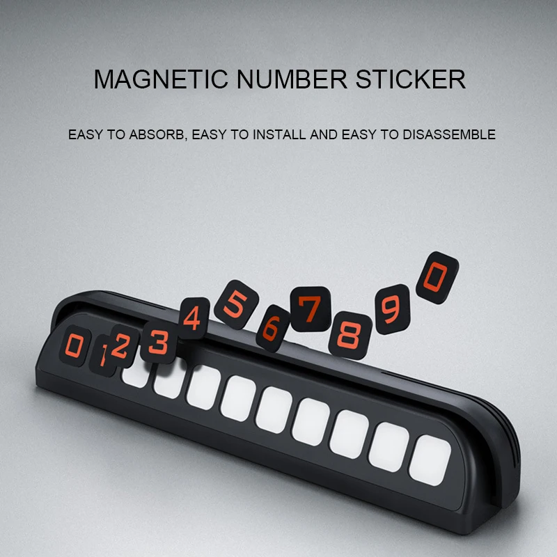 Скрытый номер телефона наклейка люминисцентный ночник Невидимый знак парковки в