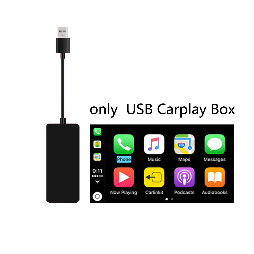 CarPlay Box Автомобильный ПЗС HD Автомобильная резервная беспроводная камера заднего
