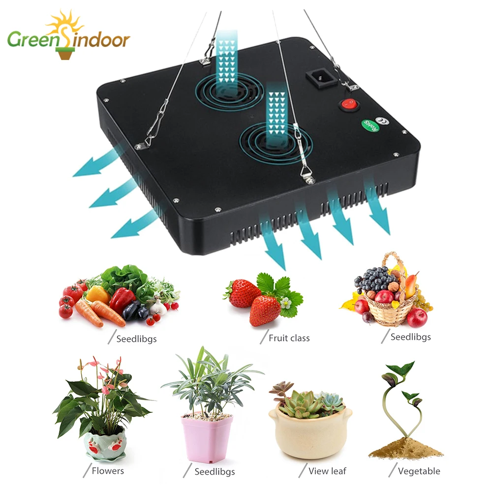 Светодиодный светильник для выращивания растений 1000 Вт 1500 полный спектр