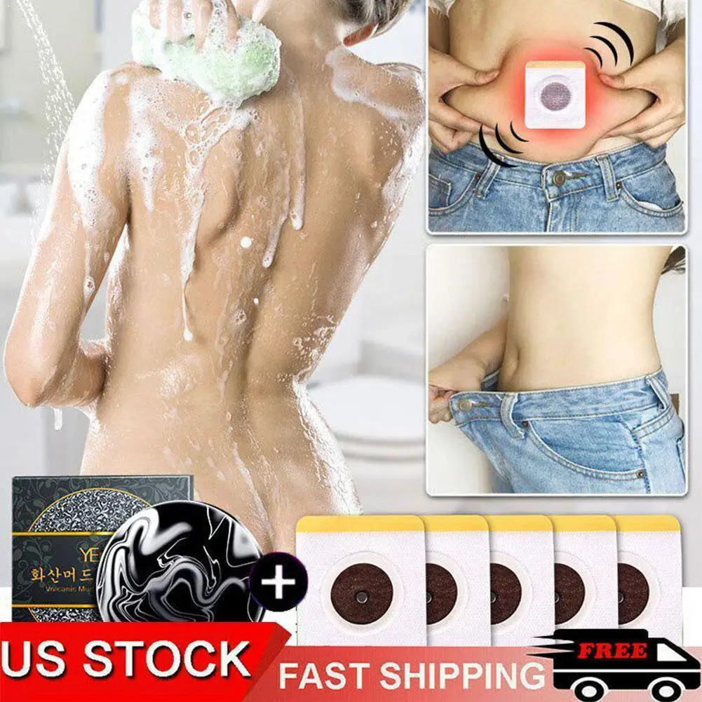 

Volcanic Clay Coffee Slimming Soap Bar Volcanic mud Burner Fat Slim Slimming Products Soap Anti-cellulite Patch Weight Loss Y7E4