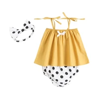 yg brand baby clothes wholesale new summer cotton baby girl cute suspender skirt shorts baby suit 0 24m newborn clothes