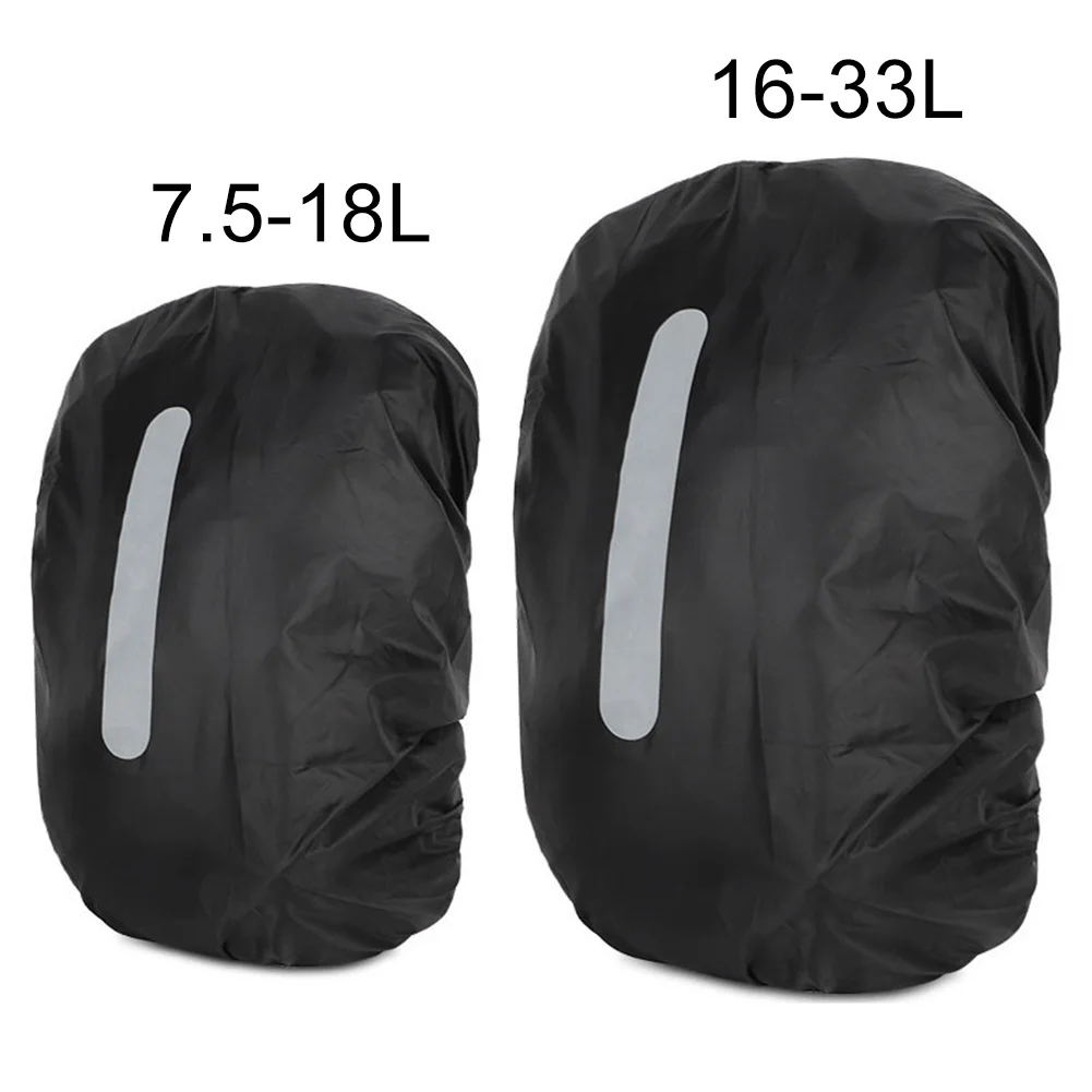 

1PC Backpack Rain Cover Reflective And Waterproof Polyester For Cycling Hiking Bag Night Activities Accessories