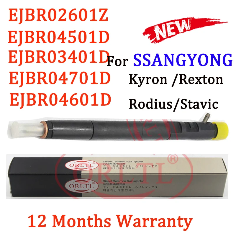 

Форсунка инжектора EJBR02601Z A6650170121 для дизельного двигателя EJBR04501D EJBR03401D EJBR04601D для SSANGYONG Actyon Rexton, бесплатная доставка