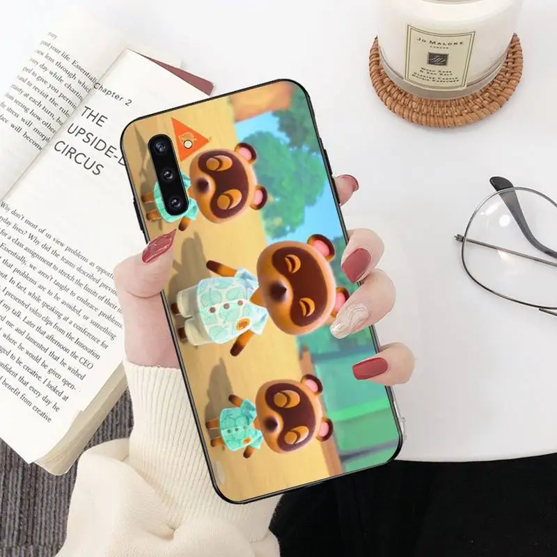 

HPCHCJHM Animal Crossing New Horizons DIY Printing Phone Case Capa For Samsung Galaxy J7 J8 J6 Plus 2018 Prime Note 7 8 9 10 pro