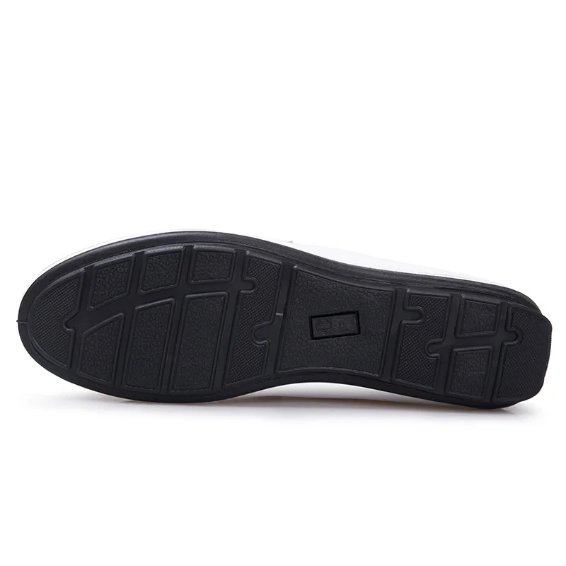 

2021 Spring New Men's Loafers Shoes Moccasins Black White Stylish Youth Italian Brand Casual Non-slip Outdoor Shoes Man Sneakers