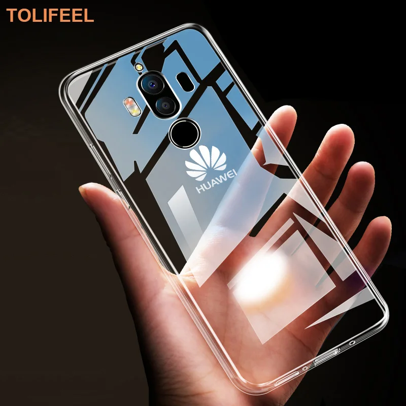 

Чехол TOLIFEEL для Huawei Mate 9, мягкий силиконовый прозрачный чехол-бампер из ТПУ для Huawei Mate 9 Mate9, прозрачный чехол-накладка