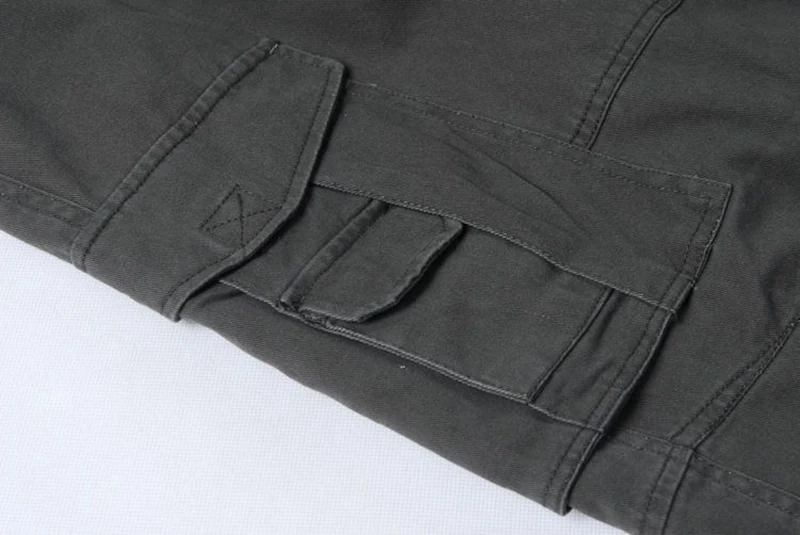 

Spring Winter Men cargo pants safari style thick High street wear plus size 10XL pockets Skateboard pants straight pants