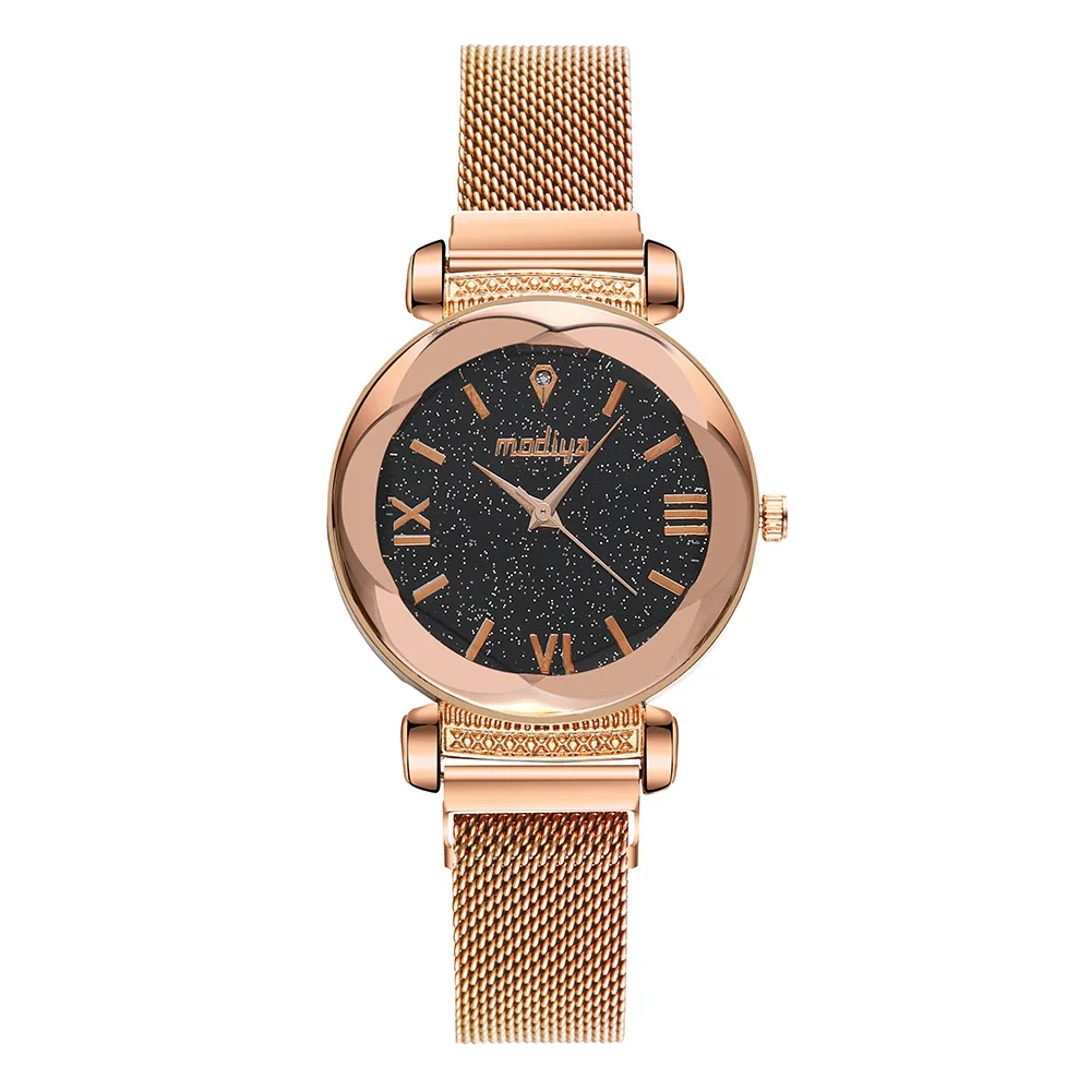 Часы женские Кварцевые водонепроницаемые с магнитной застежкой брендовые