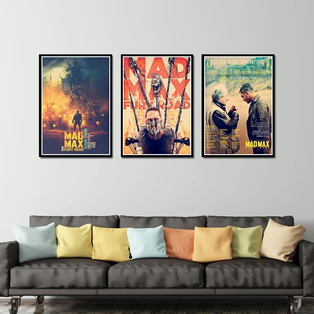 Безумный Макс Дорога ярости в австралийском стиле с плакат декоративный DIY