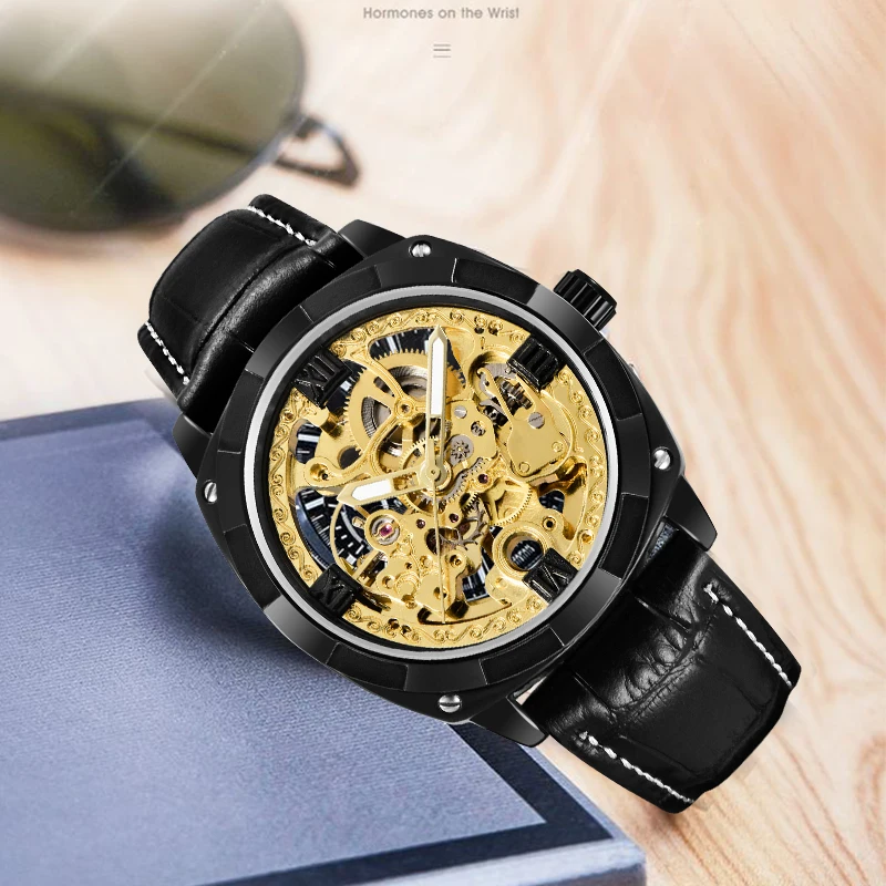 Часы наручные FORSINING Мужские механические автоматические армейские спортивные