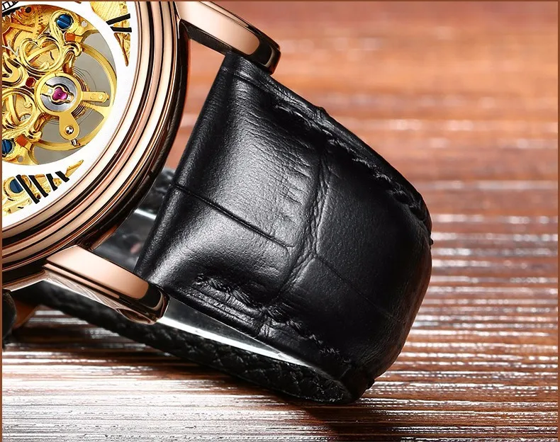 Швейцария БИНГЕР часы для мужчин люксовый бренд Tourbillon Relogio Masculino водостойкие Скелет механические часы B-1171-3