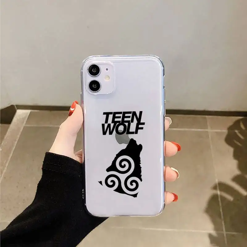 

Teen Wolf Derek Hale Stilinski 24 fundas Phone Case Transparent for iPhone 6 7 8 11 12 s mini pro X XS XR MAX Plus
