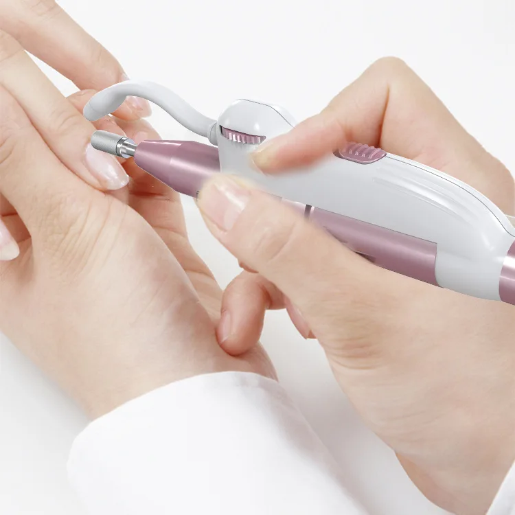 

Новая миниатюрная электрическая полировальная машина для ногтей, светодиодный Электрический Маникюрный комплект, шлифовальная машина JiaQi ...