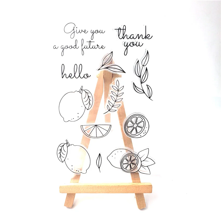 Hot selling lemon alphabet transparent clear stamp / silicone seal roller DIY scrapbook album card production | Дом и сад
