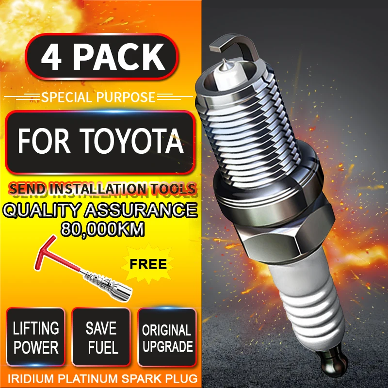 Автомобиль Иридий-Платина свеча зажигания Свеча оригинальное обновление для Toyota