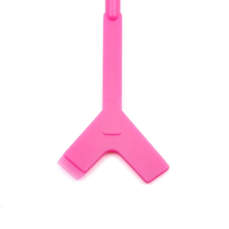 

2000pcs 2 Way Plastic Eyelash Perming Stick Tool Lashes Extension Hot Glue Spoon Y Shape Comb Brush Lash Lifting