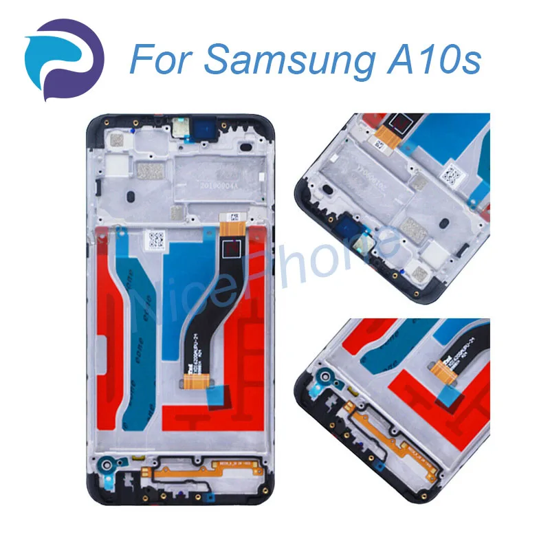 Для Samsung A10s ЖК дисплей сенсорный экран дигитайзер для сборки запасные части 6 2