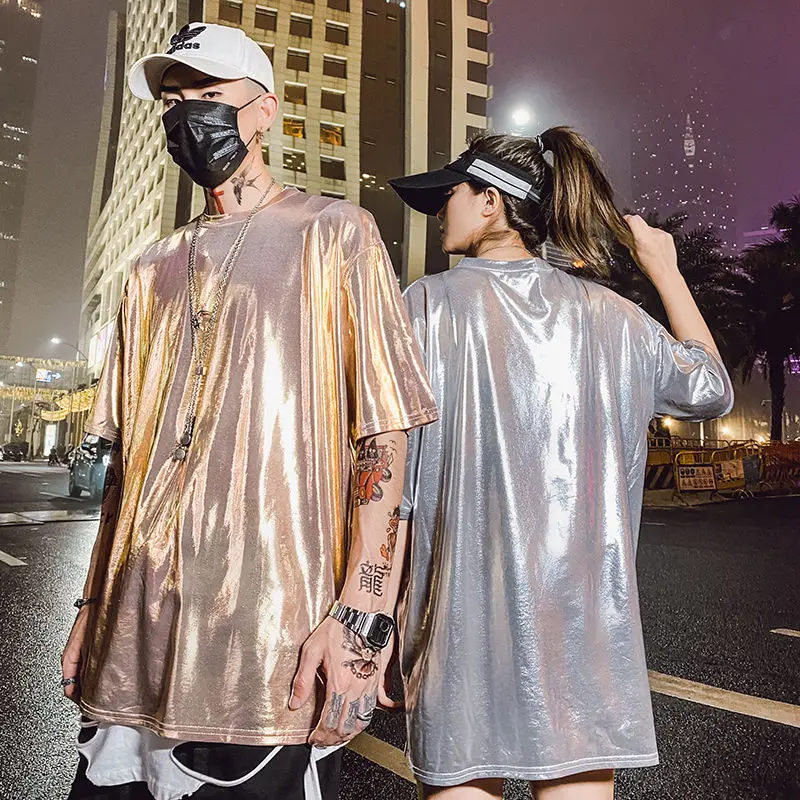 Новинка лета 2020 популярная Молодежная свободная Яркая футболка для пары с