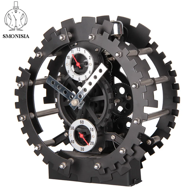 Часы Будильник в современном стиле винтажные настольные украшения с