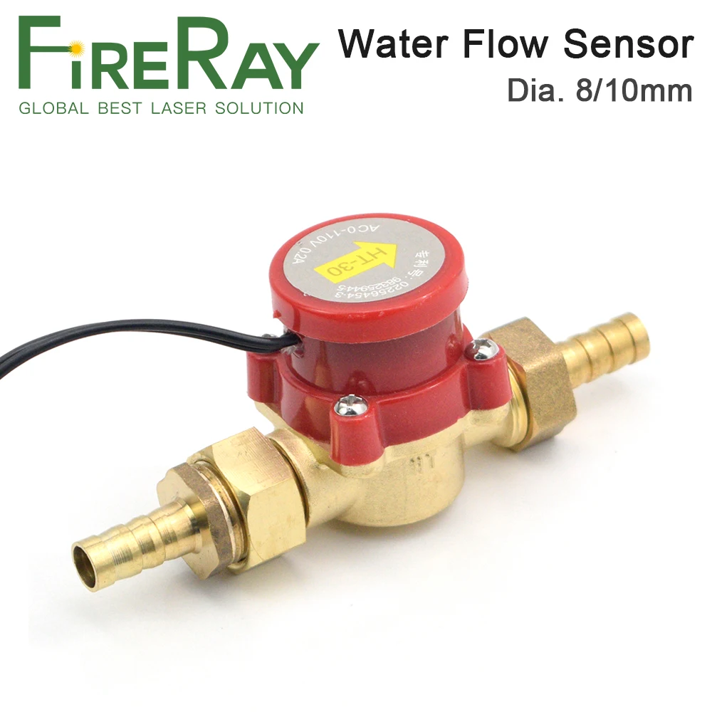 

FireRay Water Flow Switch Sensor Pressure Controller Automatic Circulation Pump Thread Connector Protect CO2 Laser Tube