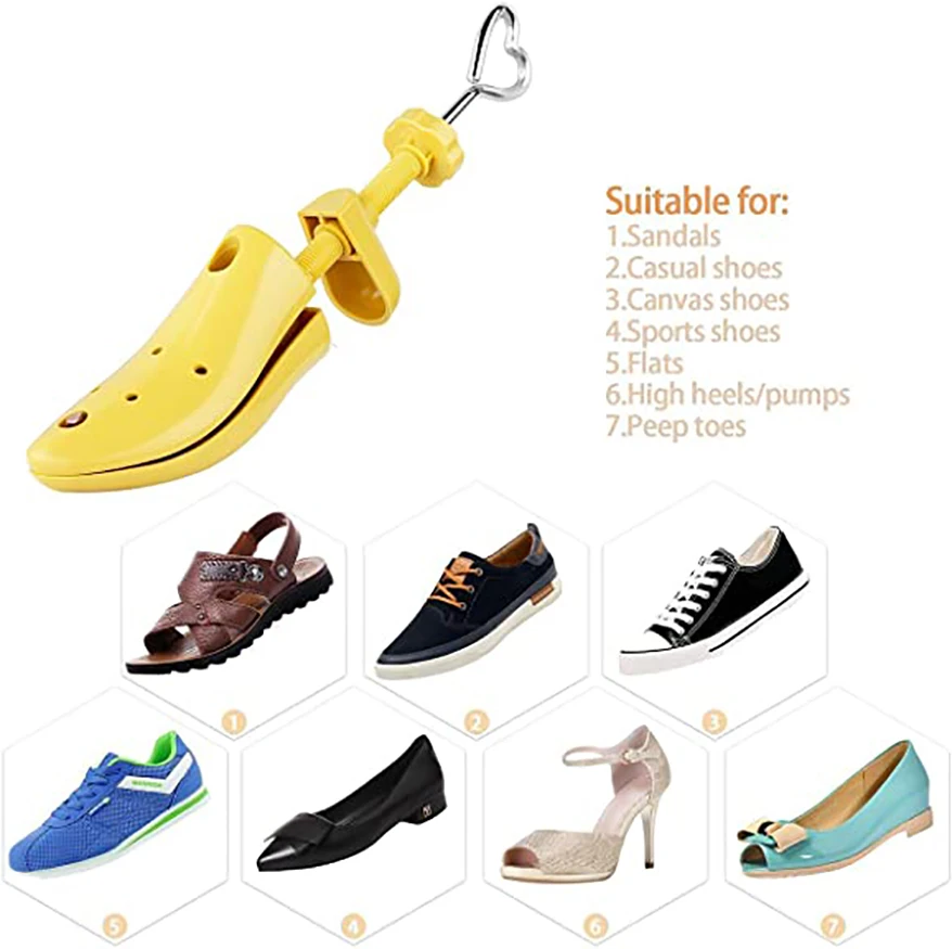 1 пара носков в стиле унисекс с Пластик обуви дерево Регулируемая Растяжка для на