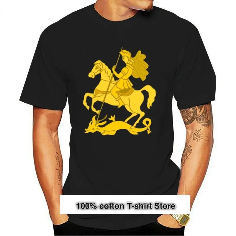

New Men's Saint George and t shirt Customized tee shirt size S-3xl Pattern Gift Comfortable Spring Autumn Trend shirt