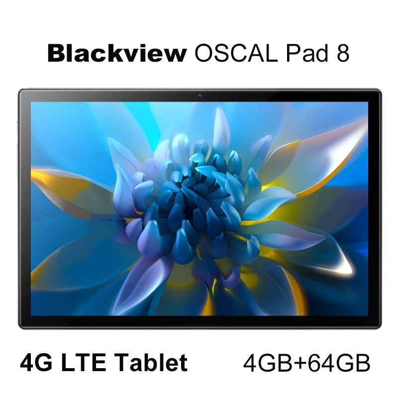 Blackview OSCAL Pad 8 4G LTE Tablet 4GB+64GB Android 11 Spreadtrum SC9863A Octa Core 1.6GHz 10.1 inch 6580mAh 4G Network